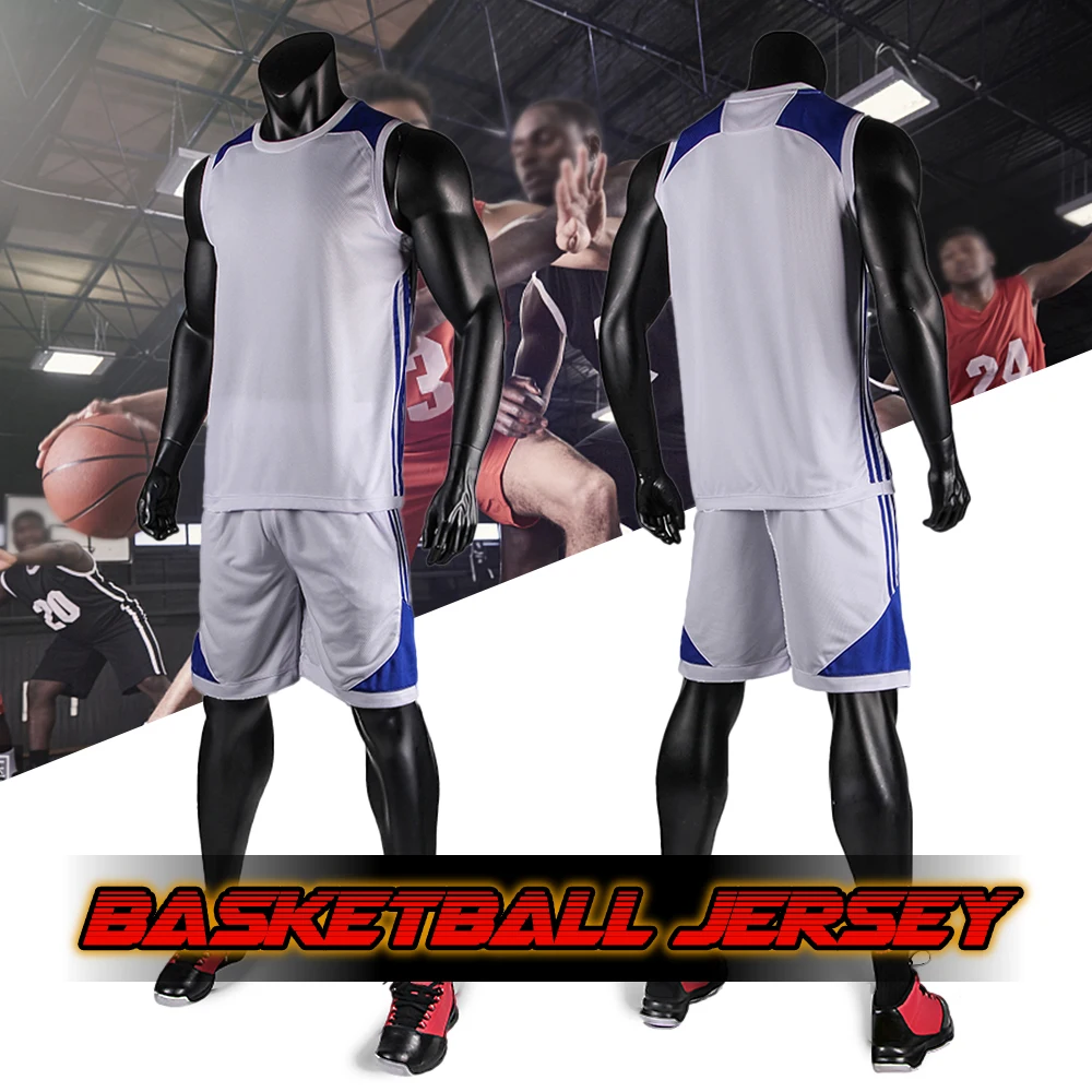 2018 New Men Basketball Jersey Sets Breathable Ball Jersey Basketball
