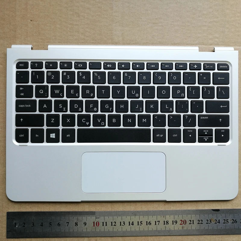 

Greek layout new laptop keyboard tablet with palmrest cover for HP PAVILION DETACH X2 210 G2 G1