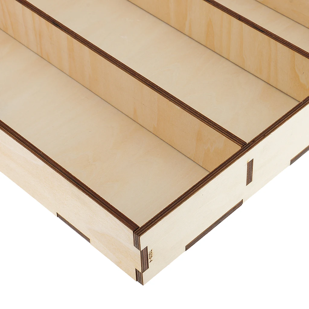Multifunctional Wooden rack Paint Rack Modular Organizer Paint Storage Holder Model Box Paint Rack 12.2 x 11.42 x 17.32 inch 