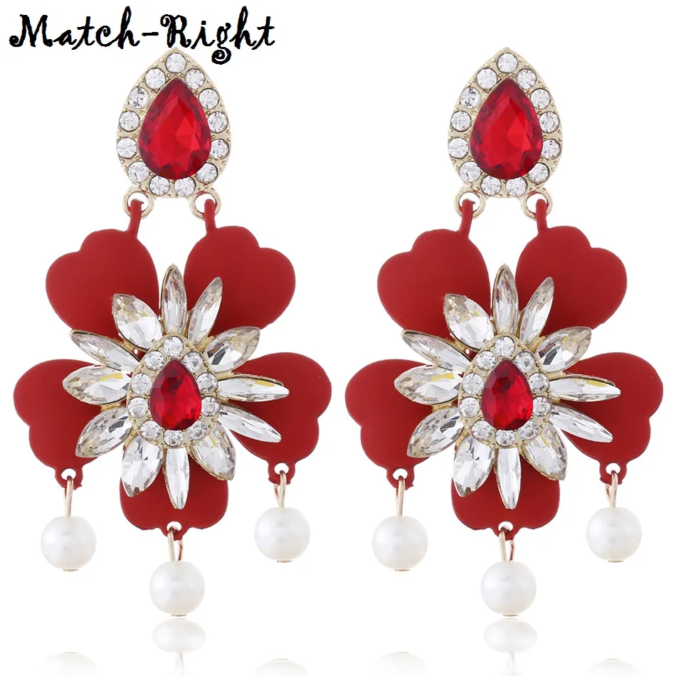 Match Right Trendy Earrings for Women/Geometric/Long/Big/Large/Resin