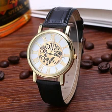 2017 Meboyixi Brand Casual Quartz Unique Stylish Hollow Watches Men Business Wristwatches Male clock relogio masculino