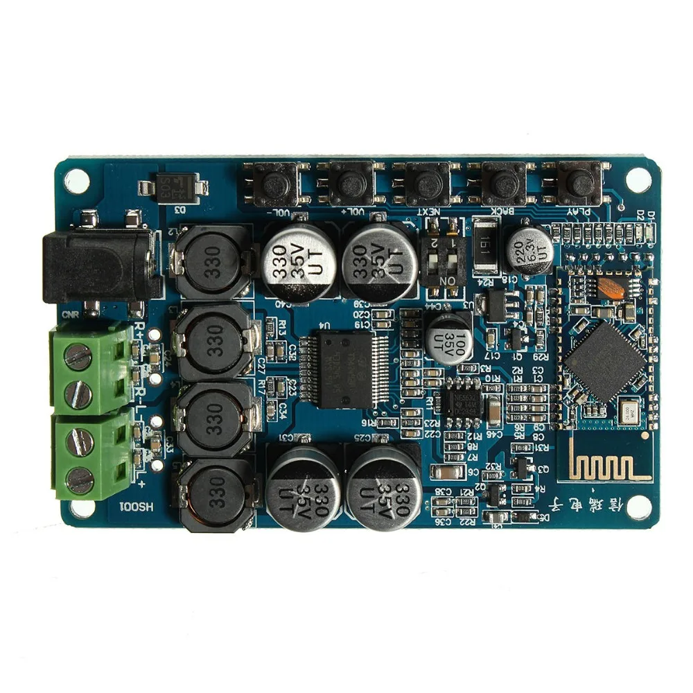 

TDA7492P 50W+50W Bluetooth 4.0 Audio Receiver Amplifier Module Board + Case New