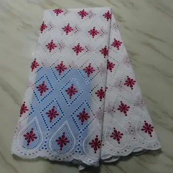

100% Cotton Swiss Voile Lace In Switzerland African Dry Lace Fabric With Stones High Quality Nigerian Lace Fabric For Men