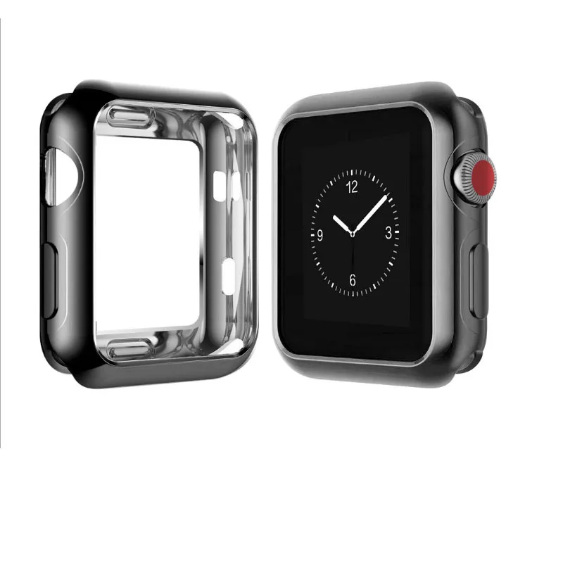 Защитный чехол умных часов для Iwatch Watch прозрачный защитный из ТПУ тонкий мягкий