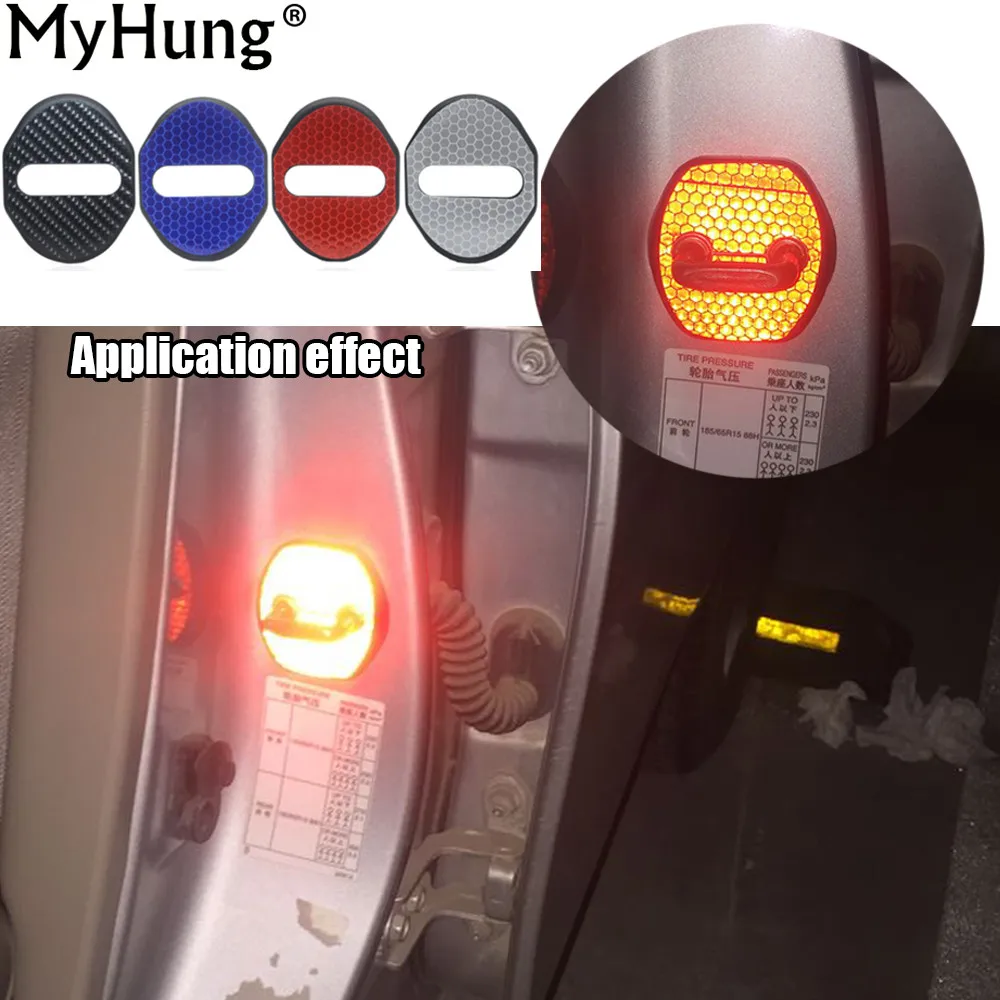 4 шт. защитные наклейки для Mitsubishi Outlander 2006 2012|car styling|car door lock coverdoor cover |