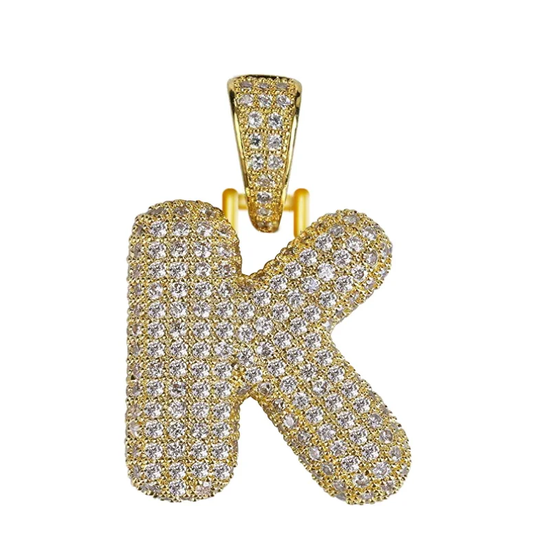 Модное A-Z 26 ожерелье с подвеской в виде буквы s унисекс женское мужское золотое ожерелье из нержавеющей стали со стразами - Окраска металла: N036-K