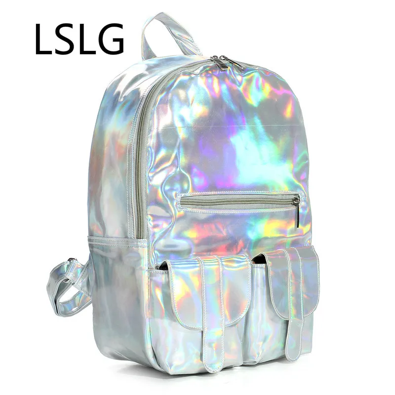 metallic school backpacks