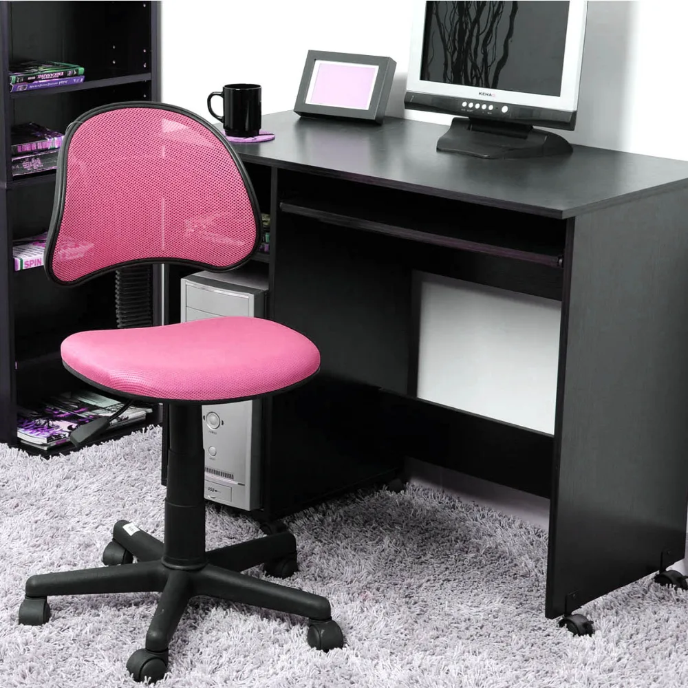 aingoo breathable office computer chair without arms fabric pads swivel height adjustable 360 degree rotating wheel office chair in office chairs from
