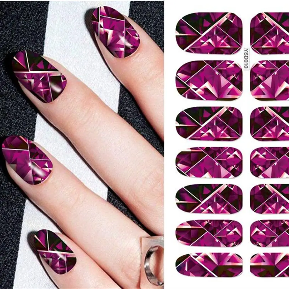 

3D Flower Creative Nail Art Sticker Water Transfer Nail Sticker Natural Smooth Nail Sticker DIY Manicure Decals For Girls Beauty