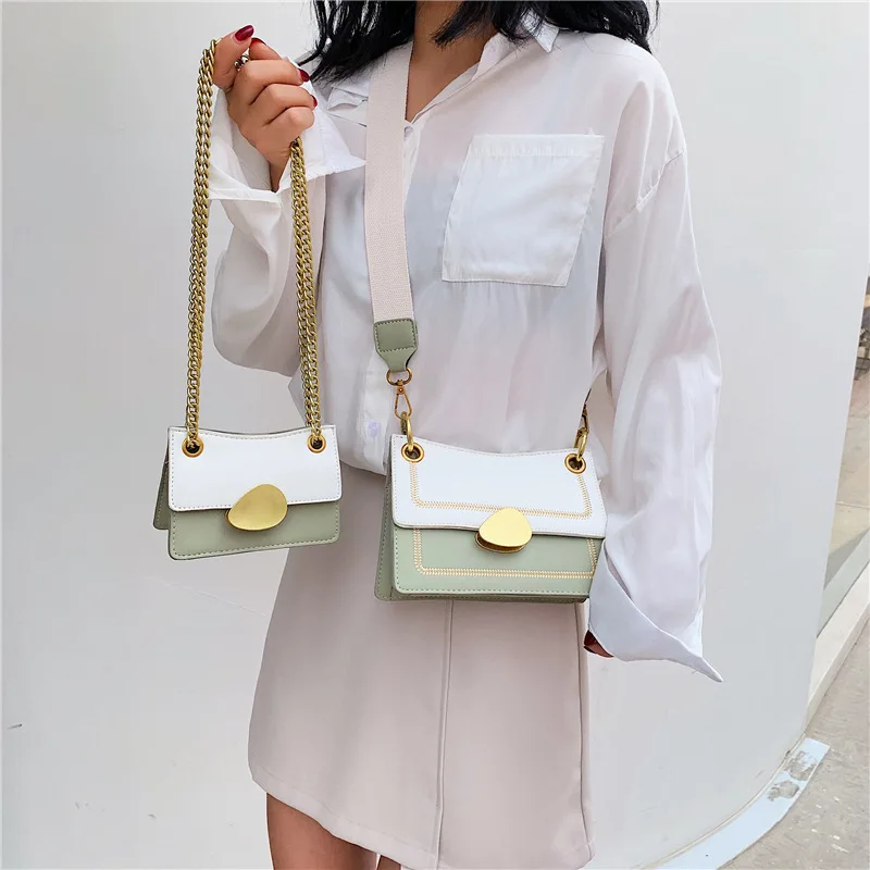 

Luxury Brand Designer Summer Female 2019 New Women Handbag Messenger Bag Fashion Chain Small Square Crossbody Shoulder Bag bolso
