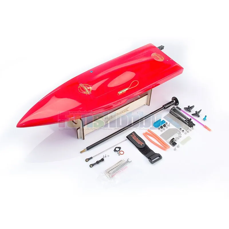 Tenshock мини моно мини Scord набор из стекловолокна RC игрушка лодка пропеллер высокоскоростной пульт дистанционного управления электрический для детей и взрослых - Цвет: TS-0120012D