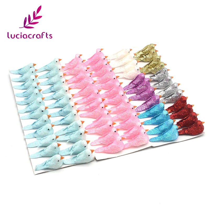 Lucia crafts 12 шт./лот 2*4 см Разноцветные пенопластовые искусственные хроматические