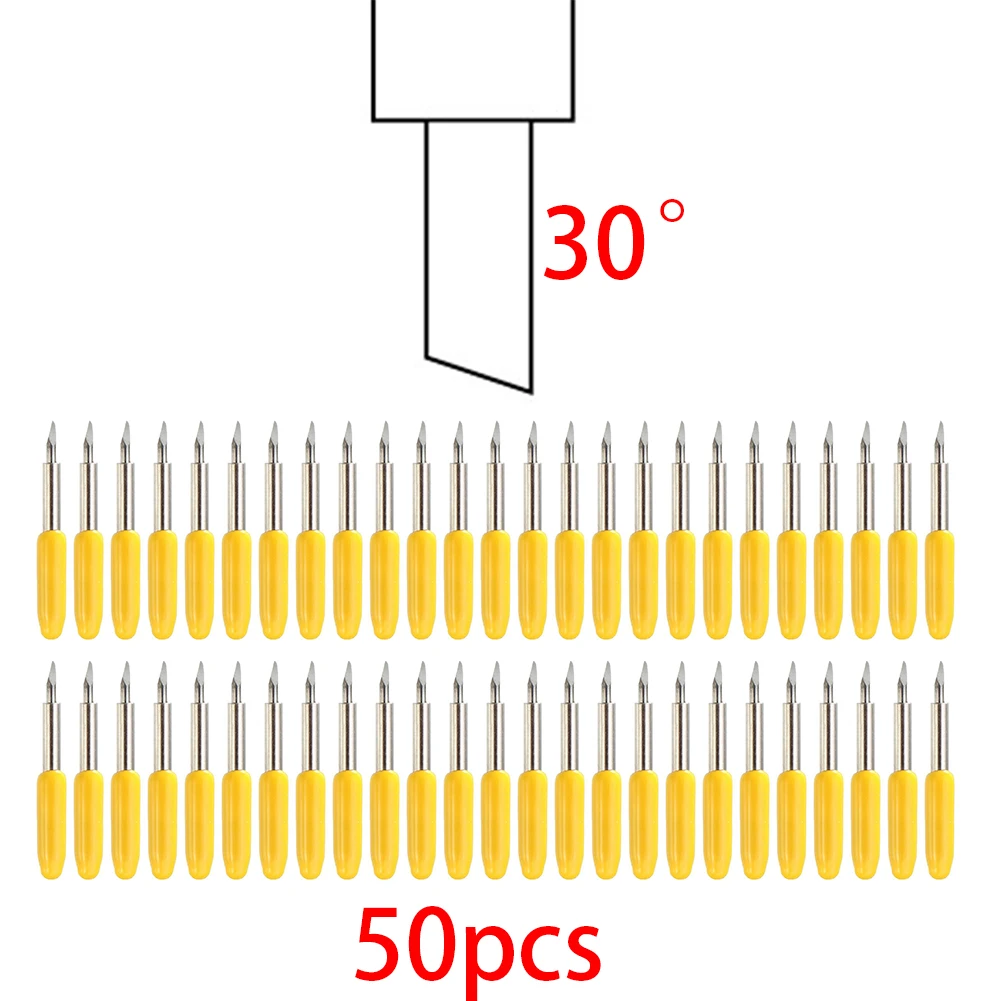 50pcs 30 45 60 Degree Roland Blades for Cutter Plotter Cutting Vinyl