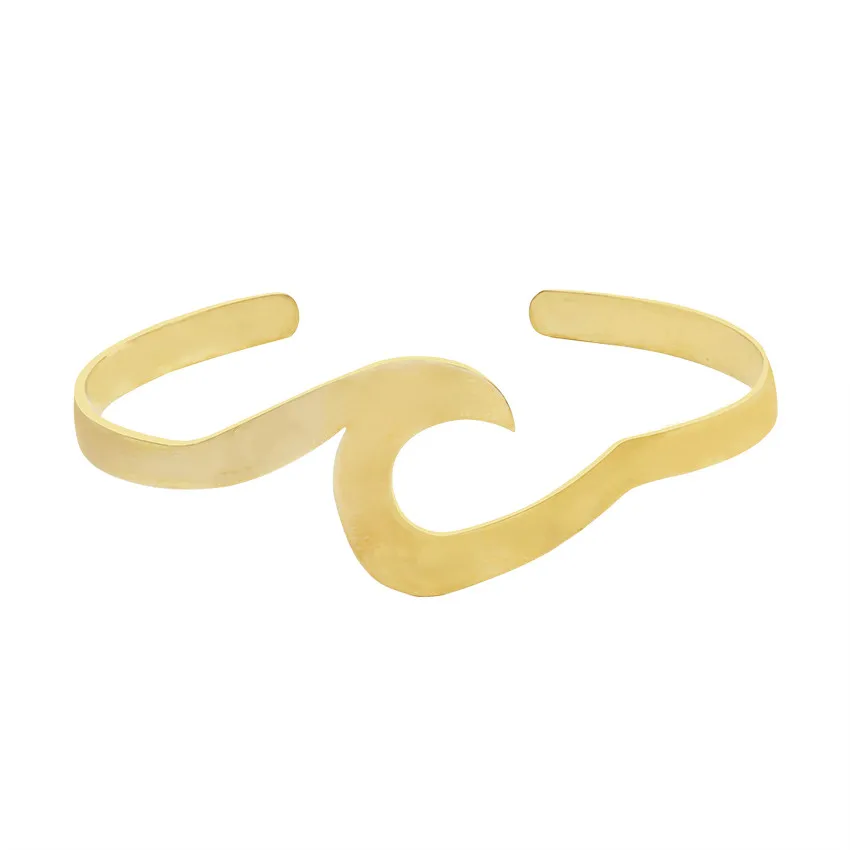 

GORGEOUS TALE New Items Stainless Steel Jewelry Gold Color Charm Women Bracelet & Bangle Adjustable Pulseras Mujer Wedding Gift