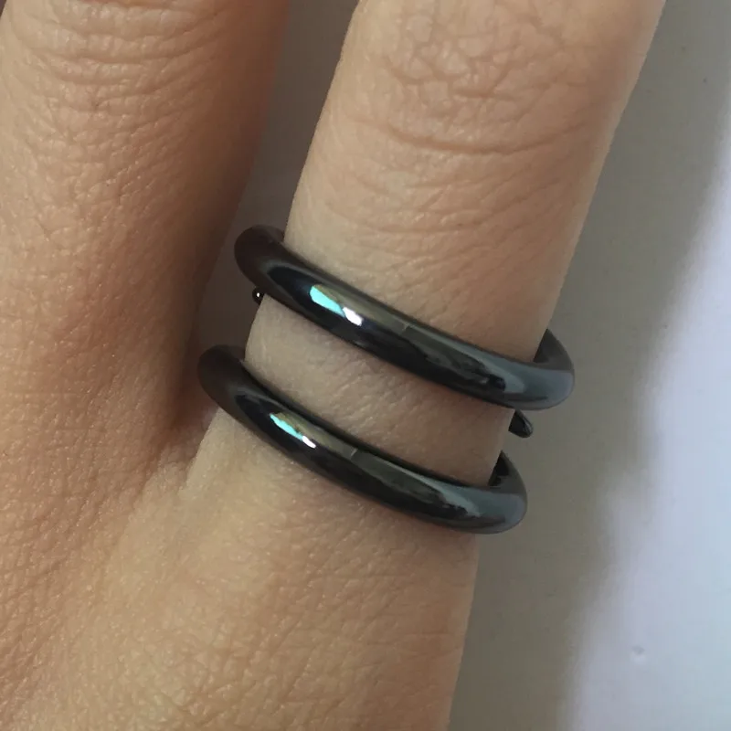 

Fashion New Arrived Top Quality Layered Rings Titanium Steel Conical Arrows Women Ring Fashion Brand Love Jewelry Cone Ring NAIL