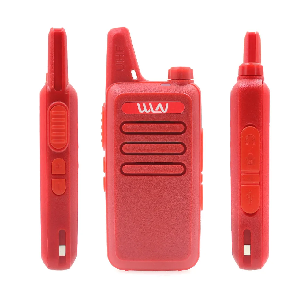 2 шт. WLN KD C1 рация UHF 400 470 МГц 5 Вт Мощность 16 канальный мини Ручной приемопередатчик