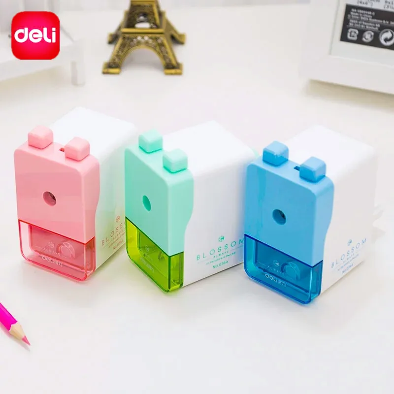 Deli Pencil Sharpener School Supplies Hand Crank Manual Knife School