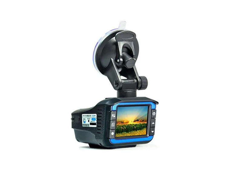  Car DVR Radar Detectors Cam Recorder Speed Detector Russian English 2 In 1 Camera Dash Cam Fixed /  - 33059694125