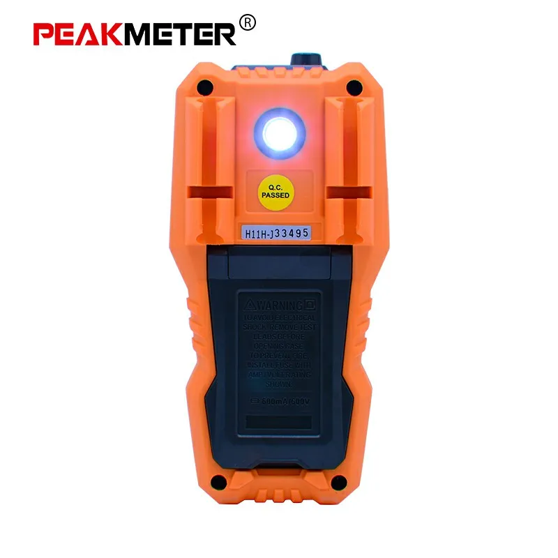 PEAKMETER PM8247S DC/AC Умный полный автоматический Диапазон Цифровой мультиметр NCV