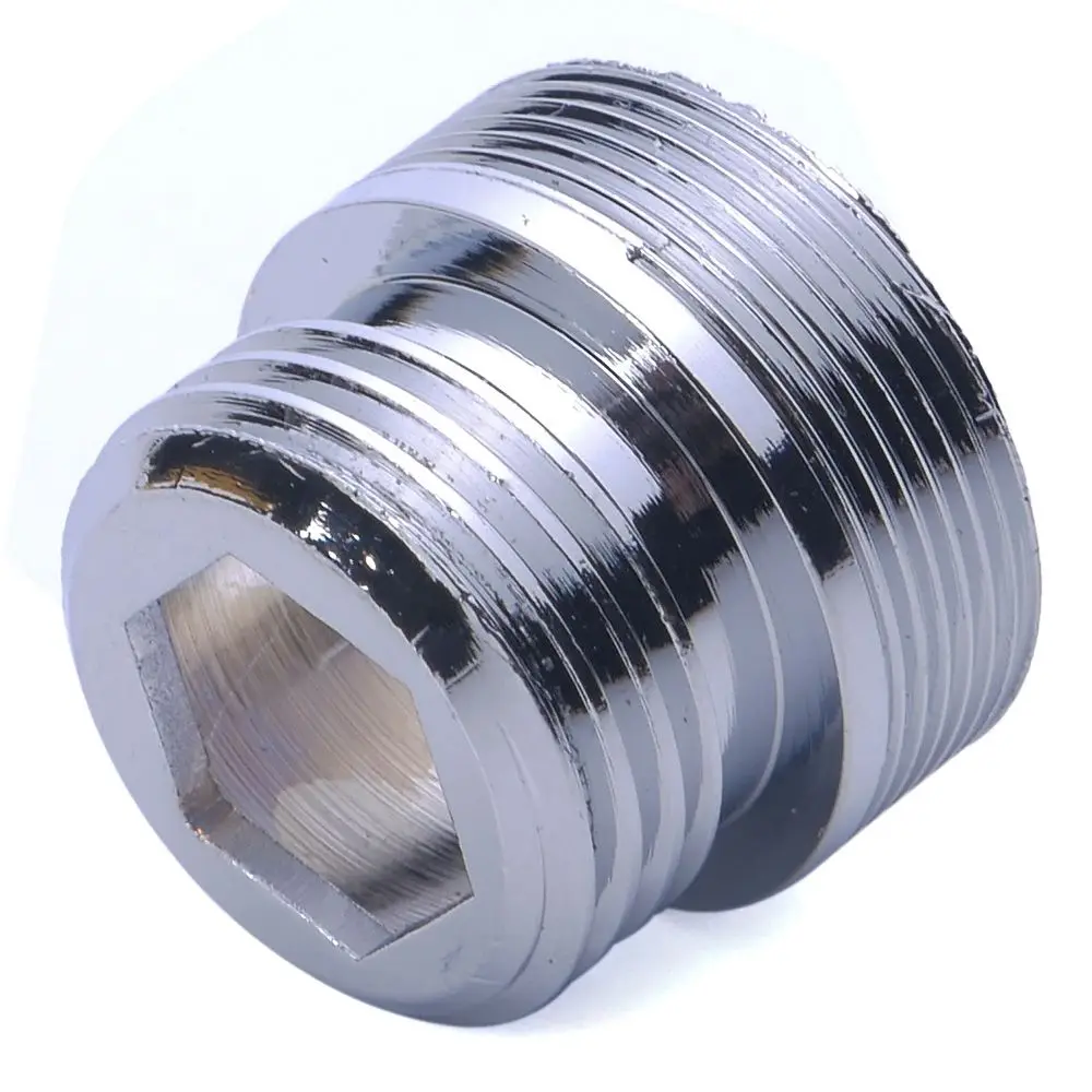 Латунный M24 * G1/2 &quotтрубный фитинг хромированный Мужской 24 мужской 1/2&quot Кран