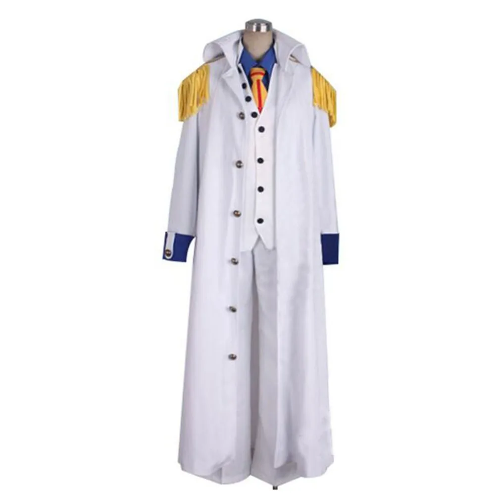 

2018 One Piece Admiral Aokiji Kuzan Cosplay Costume Marine Costume