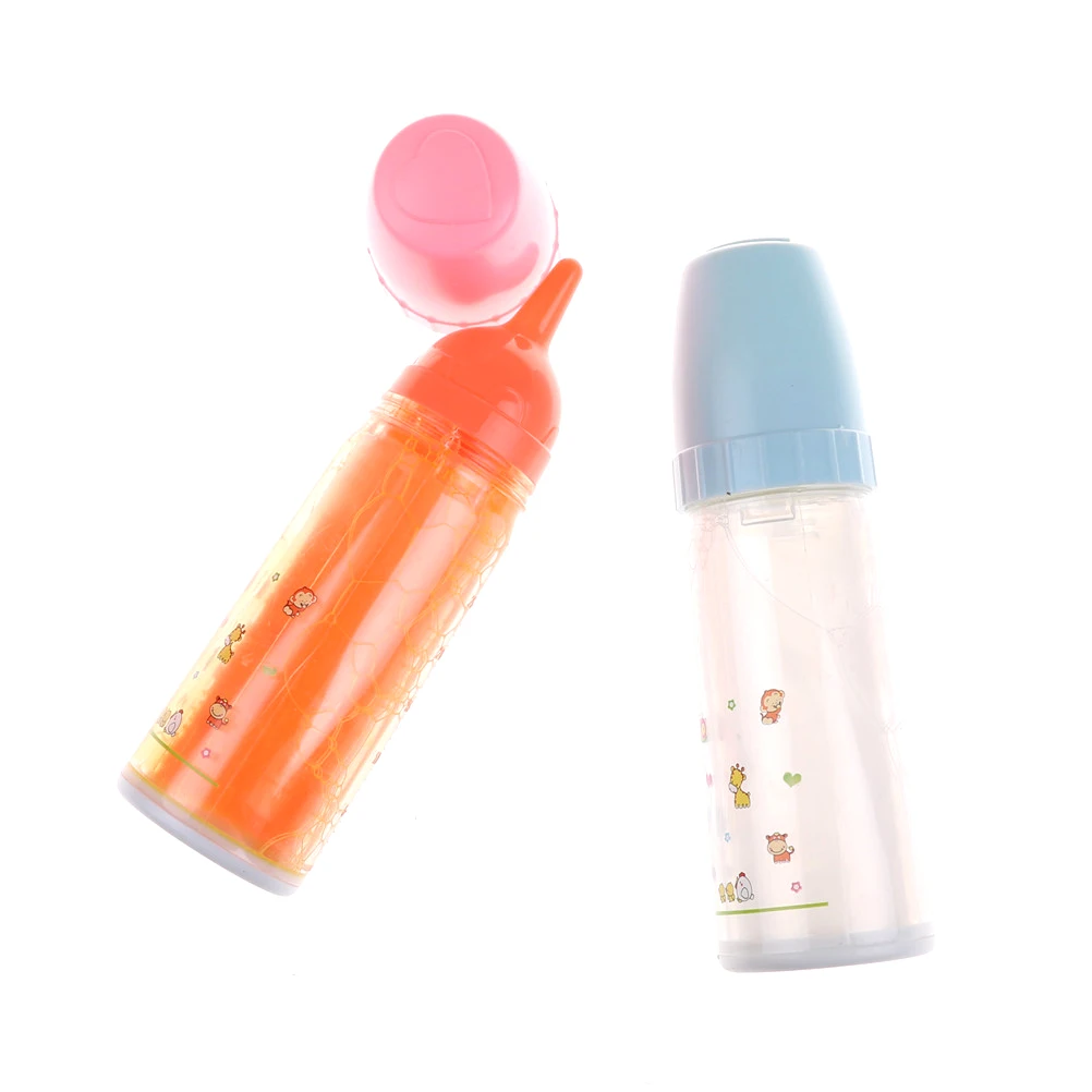 2pcs Feeding bottle reborn doll Baby bottle for Americian doll DIY