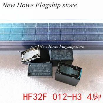 

2pcs/lot New and original HF32F 012-H3 4PIN 5A 12VDC HF 12V