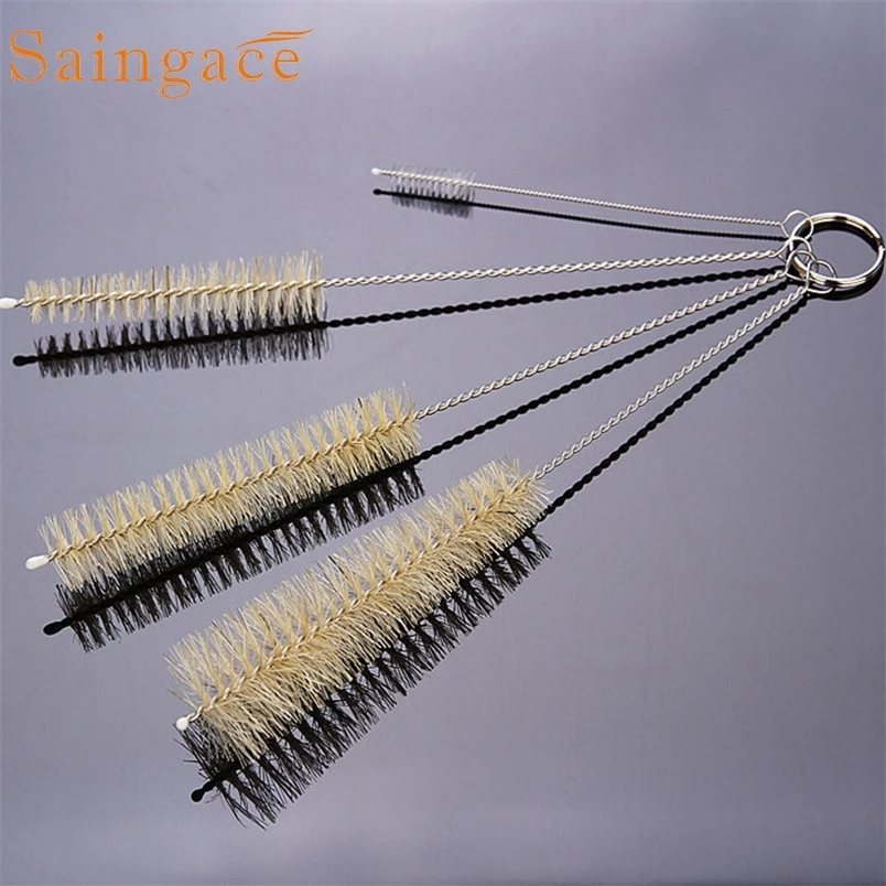 

Saingace 4pcs Baby Bottle Cleaning Brushes Teapot Nozzle Clean Tool High Quality #10 2016 Gift Drop