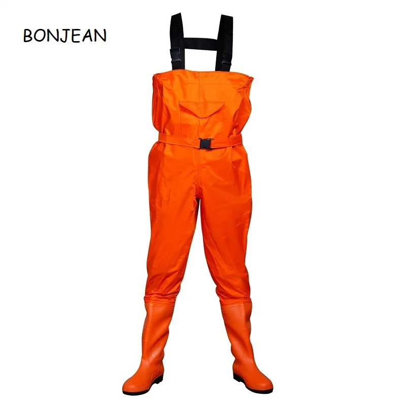 Orange fishing waders Clearance