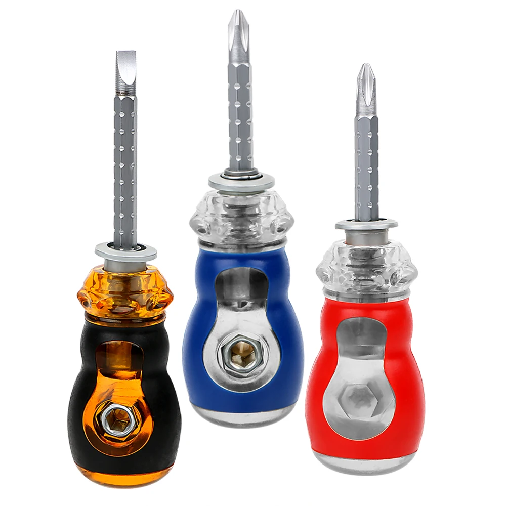 NICEYARD плоская отвертка Филлипс Двойной Конец отвертка телескопическая двойного использования утилита ручные инструменты случайных цветов