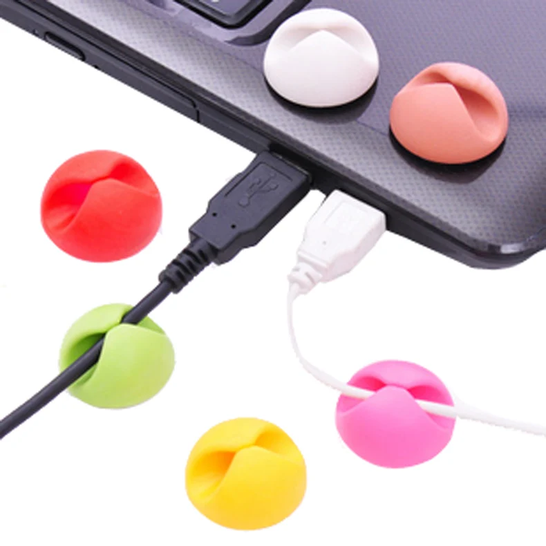 

6 PCS Multipurpose Wire Cord Cable Clips Tie Holder Drop Organizer Cabledrop ZL B2C Shop