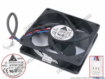 

Delta Electronics AFB0812HD 5E18 DC 12V 0.27A 80x80x20mm Server Cooling Fan