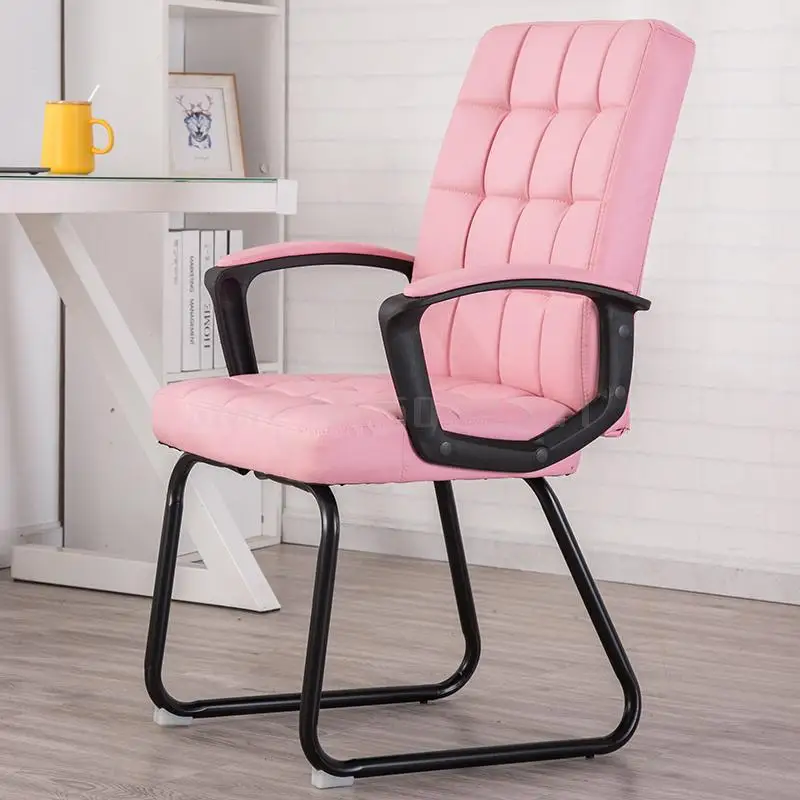 Компьютерный стул, бытовой ленивый офисный стул для сотрудников, стул для Конференции, стул для общежития, современный простой стул со спинкой - Цвет: Same as picture 4