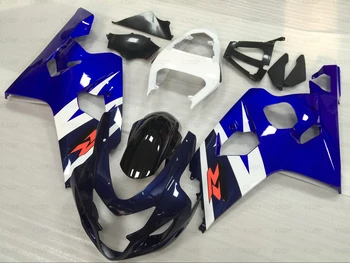 

Abs Fairing GSXR750 2005 Plastic Fairings GSX R750 2004 2004 - 2005 K4 Blue Black Full Body Kits GSX R600 04