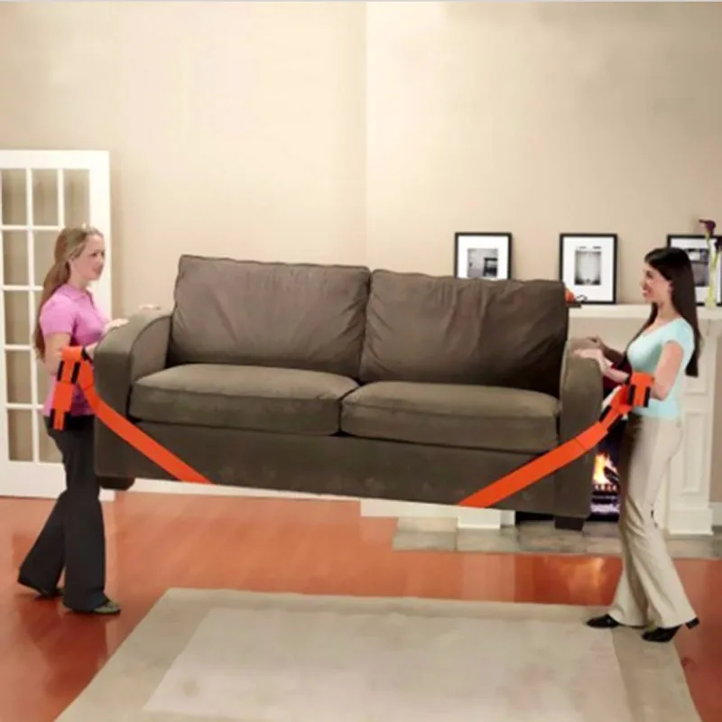  Strap String for Forearm Lifting Moving Furniture Heavy Item Transport Belt Easier Carry Anti-Slip 