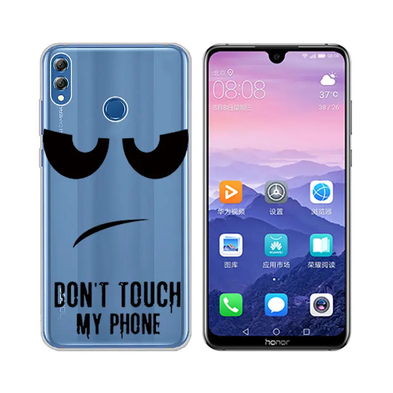 Arvin Silicone Fundas for Huawei Honor 8X Soft TPU Case for Huawei Honor 6X 4X 4A 5X V8 8 5C Painted Cover for Honor 8X Max Case (15)