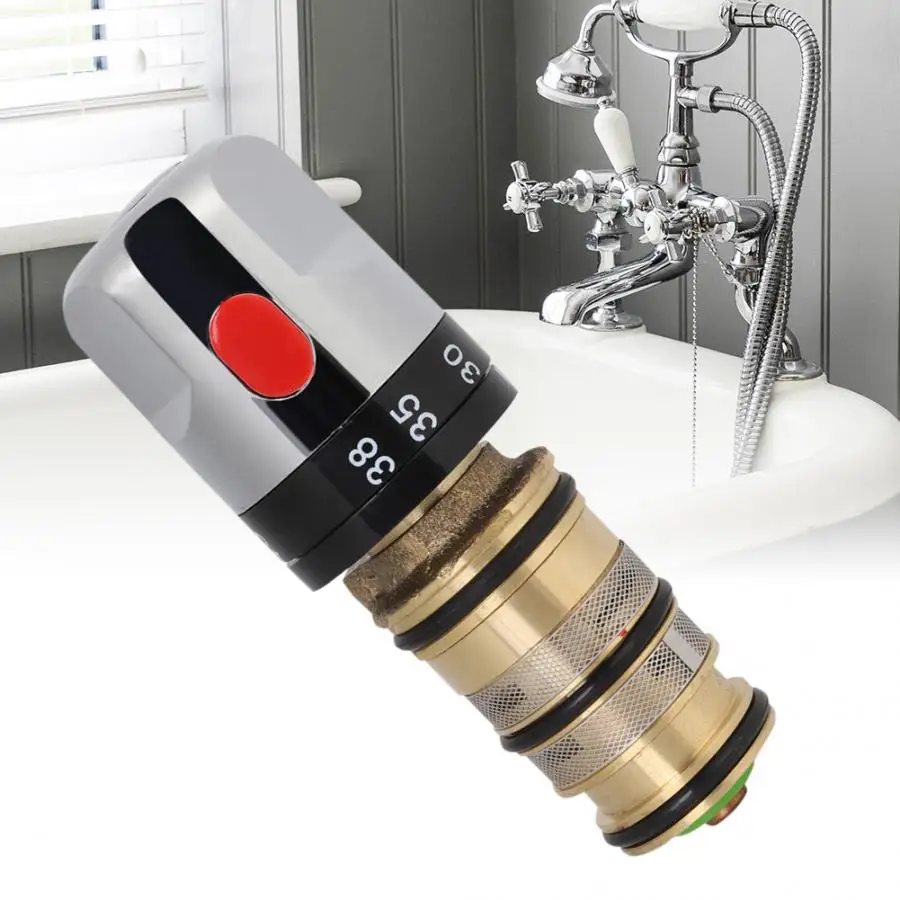 

Copper Thermostatic Mixing Valve for Shower Temperature Control Mixer valve Shower Valve G1/2 Bathroom Accessories