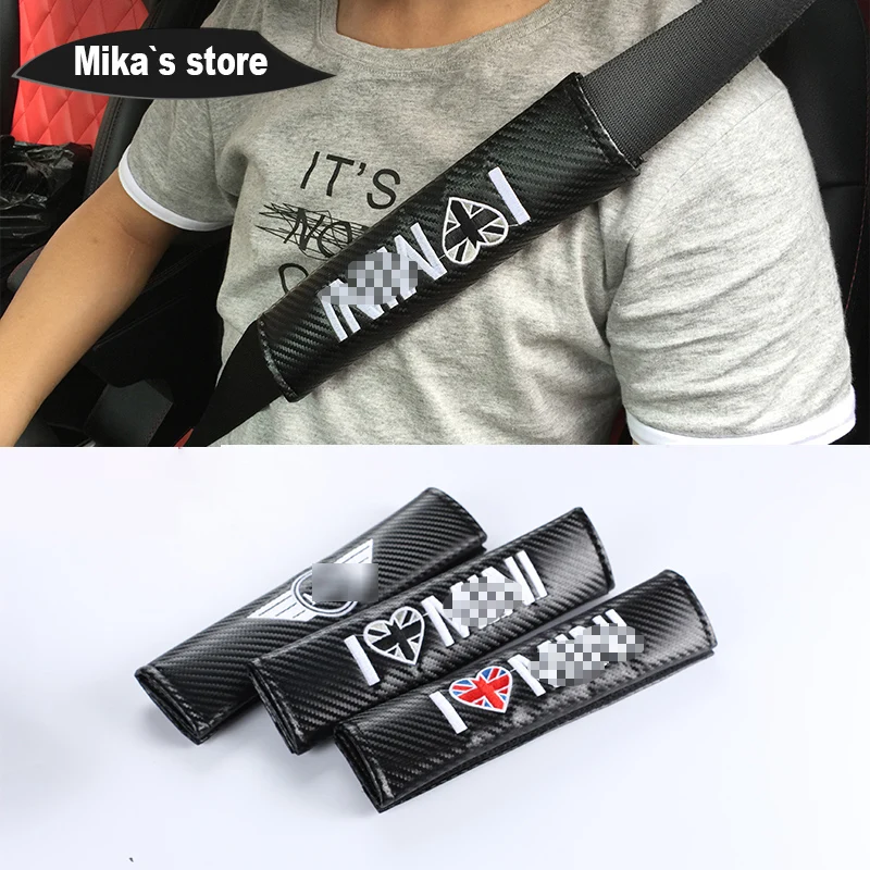 Seat Belt Carbon fiber for mini cooper all series car styling shoulder