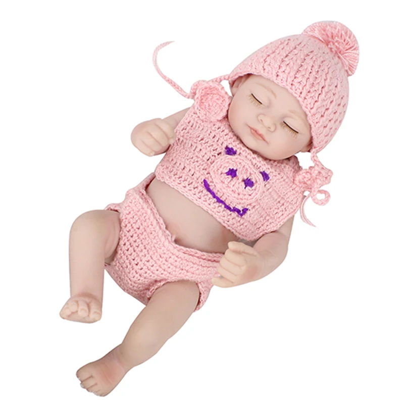 Мягкие силиконовые Новорожденные куклы Reborns 10 дюймов для девочек детские игрушки