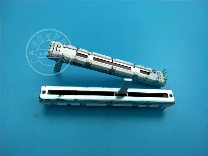 3pcs Taiwan forward 75MM Sliding Fader Single Potentiometer A10K / Handle 15MMC