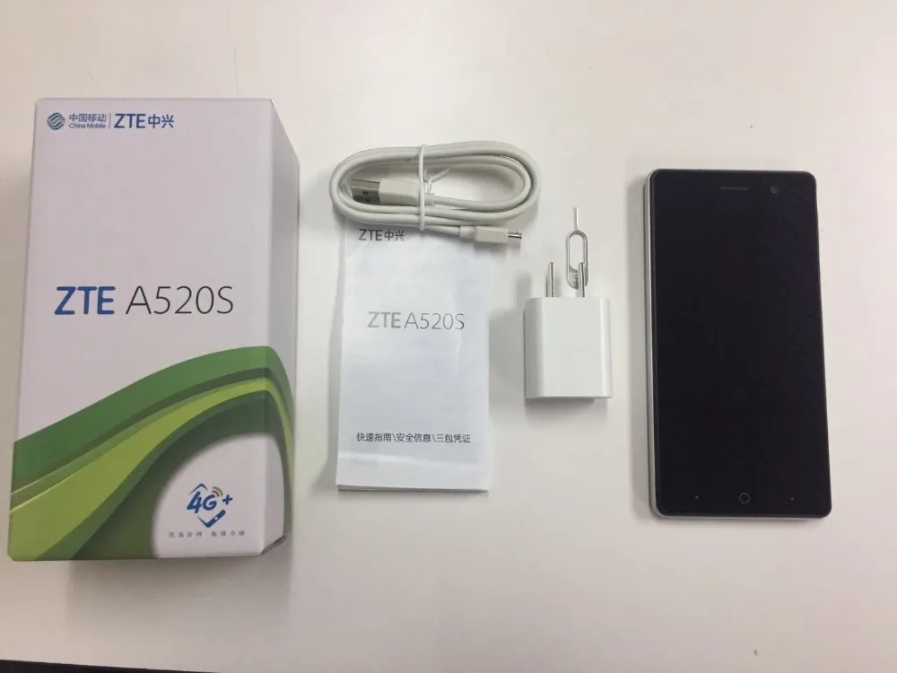 Оригинальный мобильный телефон ZTE Blade A520S/A520 5 0 дюйма четырёхъядерный 1/2 Гб ОЗУ 16