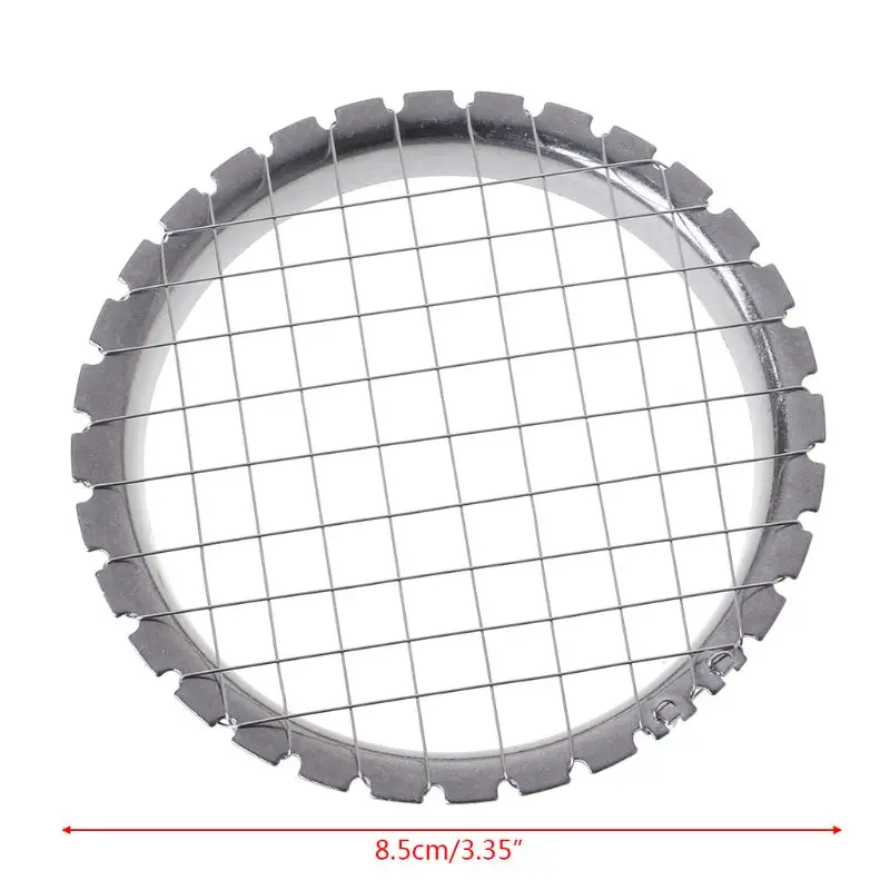 1 шт. Круглый ручной Картофелемялка в форме сетки из нержавеющей стали, инструмент для нарезки, кухонные принадлежности