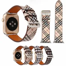 Натуральная кожа ремешок для наручных часов Apple Watch 38 мм/40 мм я смотрю 4/3/2/1 ремешок часы браслет ремень замена ремешок для часов аpple