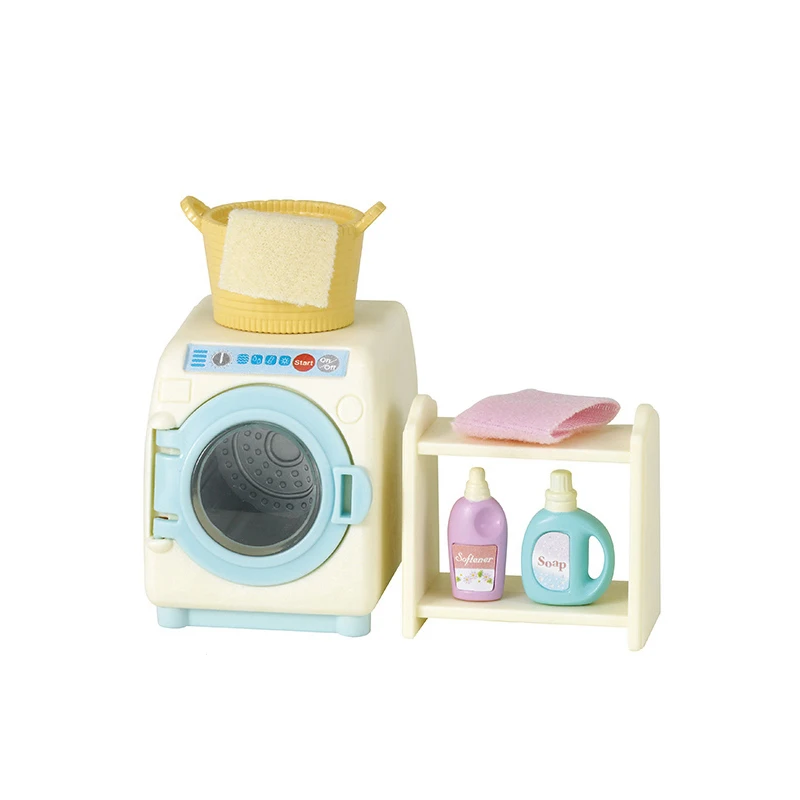 Sylvanian Families набор стиральной машины для кукольного домика, детский стульчик, игрушка без рисунка, Новинка#5221/5027