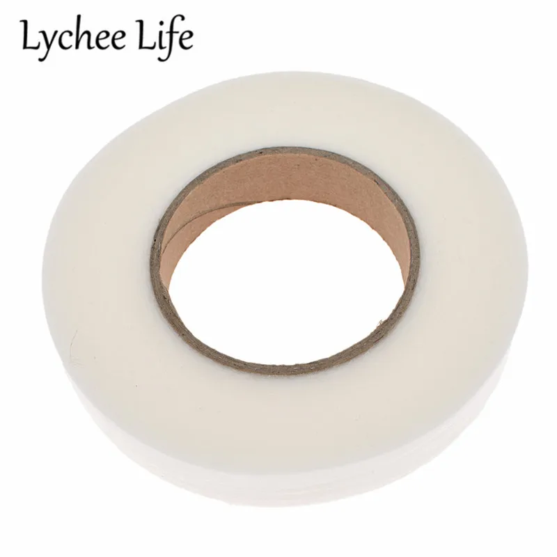 Lychee Life Двусторонняя лента с каймой, PA клей, 70 ярдов, ткань, сделай сам, ручная работа, швейная одежда, аксессуары, товары для украшения