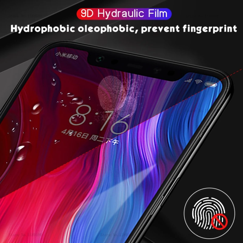 9D защита на весь экран для Xiaomi mi 8 9 SE mi 8 mi 9 mi A2 A3 6X mi x 3 Pocophone F1 Защитная мягкая Гидрогелевая пленка не стекло