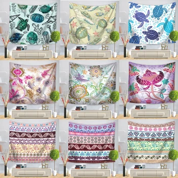 

Mandala Wall Hanging Tapestry Bohemian Macrame Wall Blanket Cloth Wandkleed Home Decor Curtains Yoga Mat