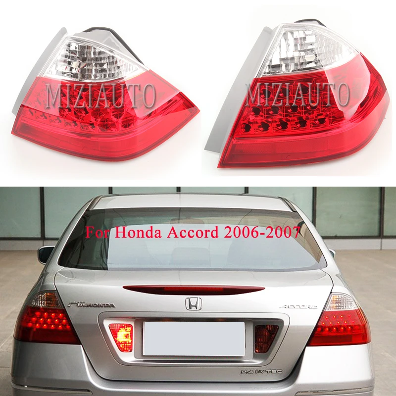 MIZIAUTO задний фонарь для Honda Accord 2006-2007 7 поколения задняя фара задняя сигнальная лампочка задний стоп-сигнал