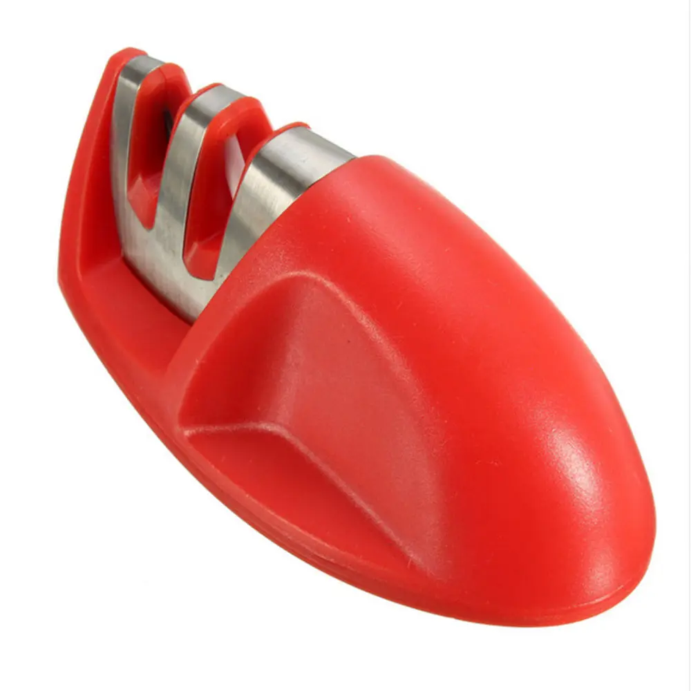 Two Stages Sharpeners Portable Kitchen Knife Sharpener Household