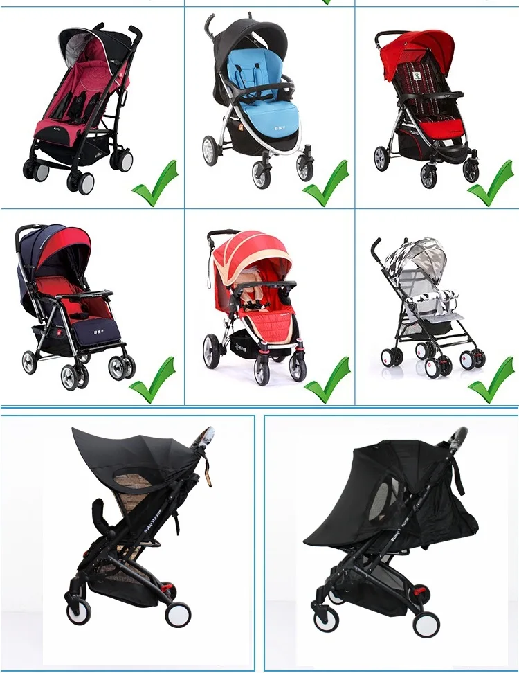 baby stroller accessories girly Universal Baby Stroller Accessories Sun Shade Sun Visor Canopy Cover UV Resistant Hat fit Babyzenes Yoyo Yoya+ Pushchair Pram baby stroller accessories best